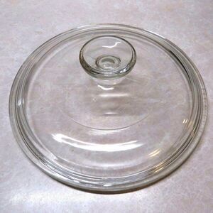 Pyrex Clear Glass Lid G5C Casserole 7¾" Round G-5-C